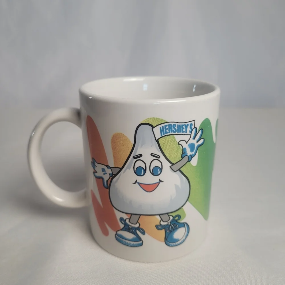 Hershey's Kiss Rainbow Coffee Mug Vintage 1999